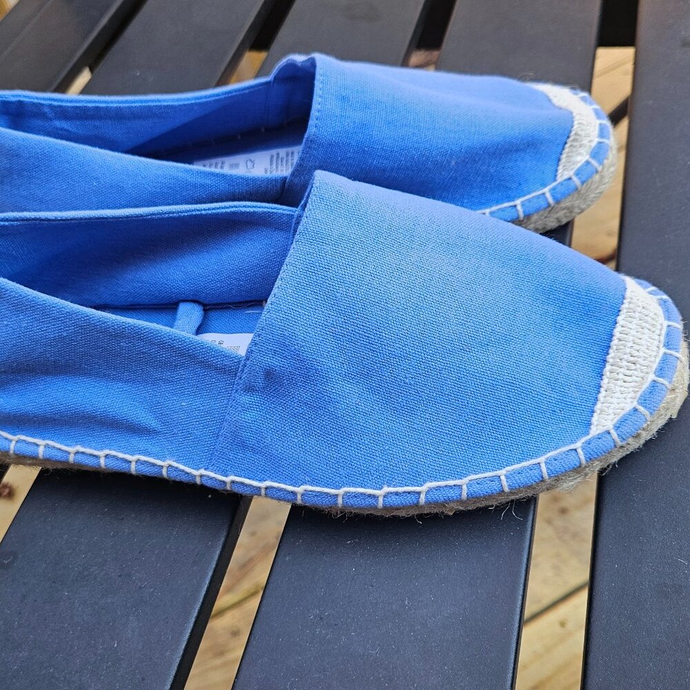 Mountain Warehouse Women's St. Ives Flat Espadrilles Blue Sz 7